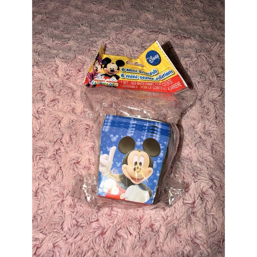 Disney Mickey Mouse Clubhouse Treat Loot Bags Mini Snack Pails 6 Disney Jr Goofy